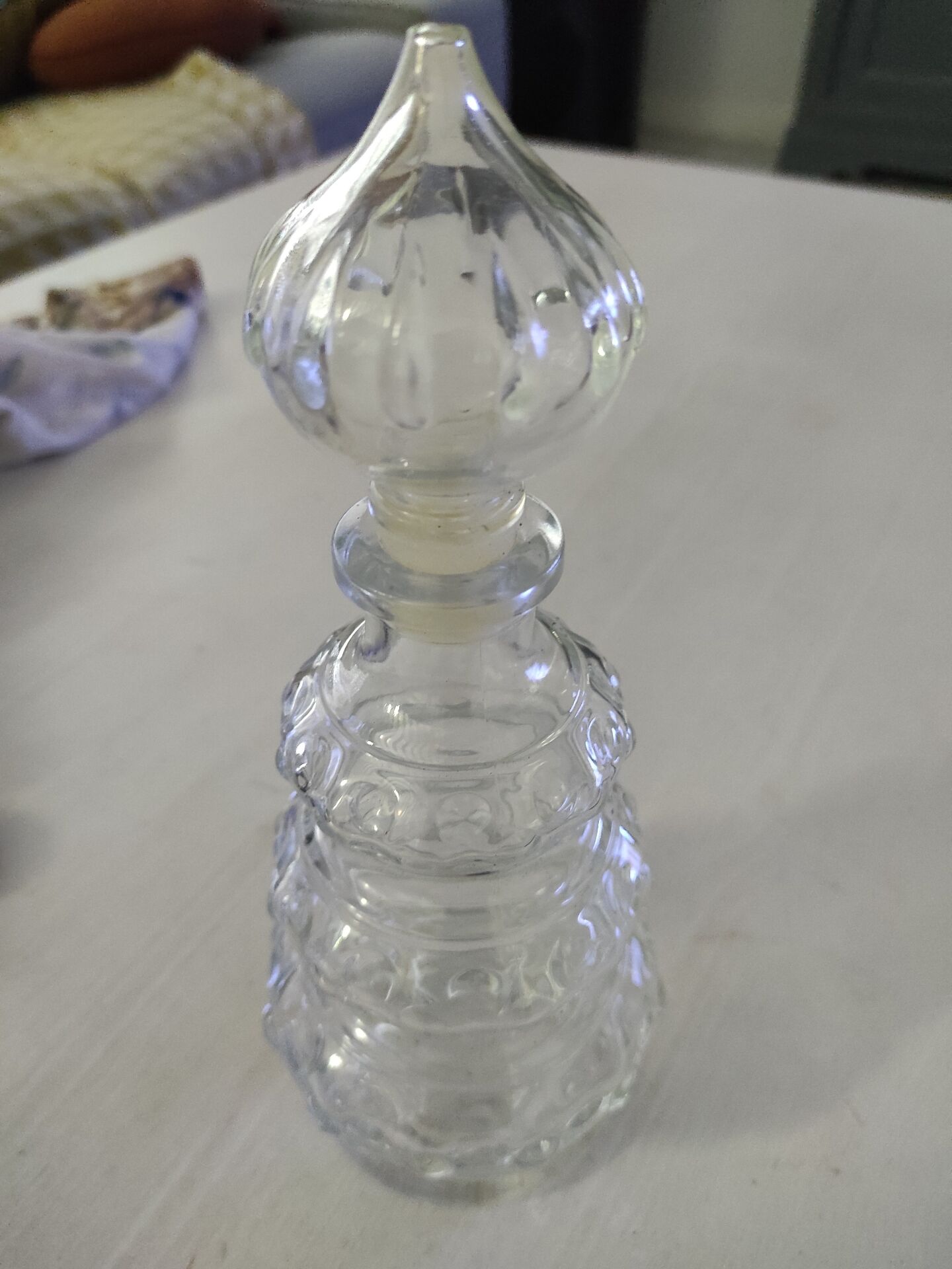 Vintage glass carafe 0.375 L