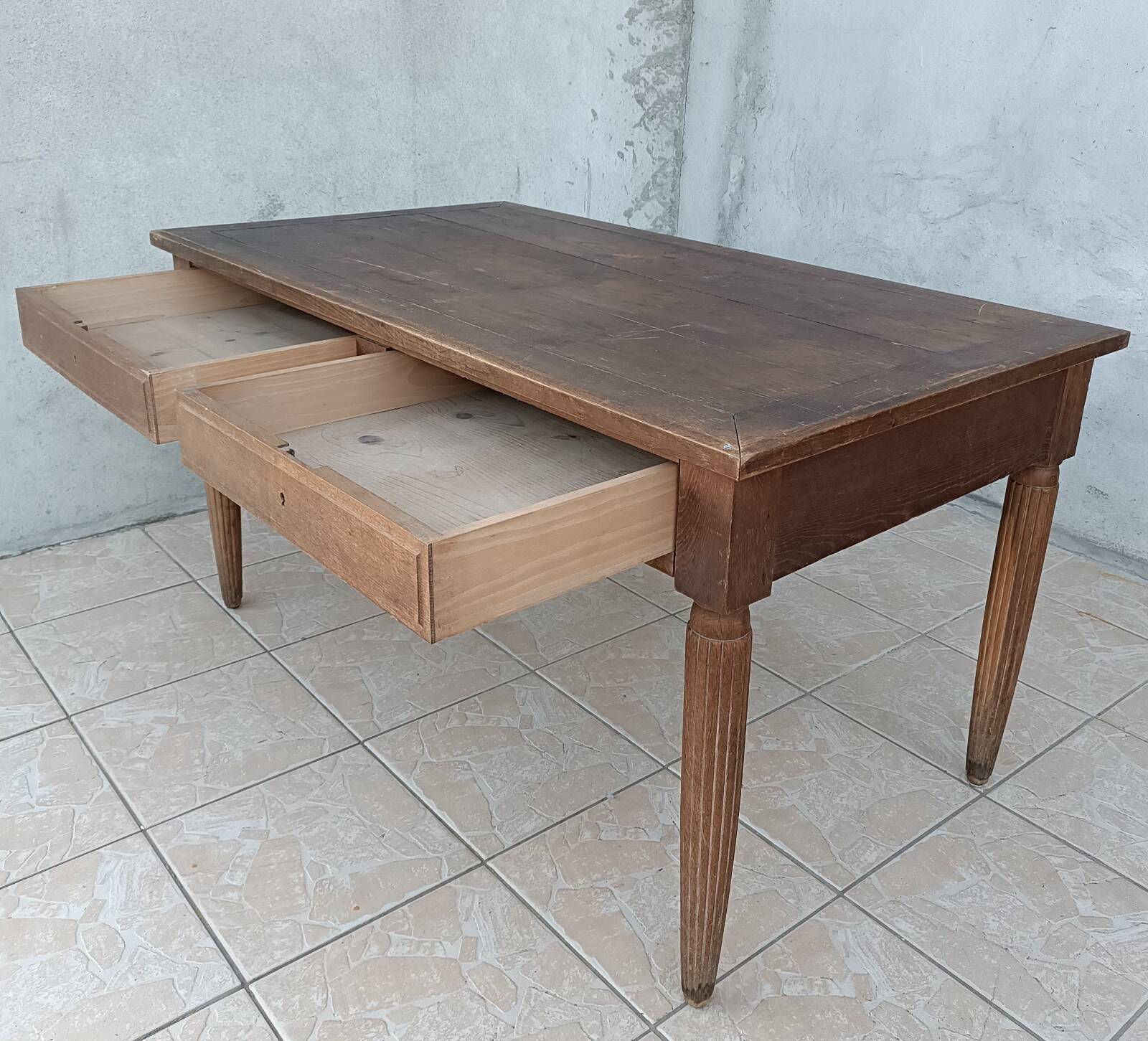 Art Deco oak table