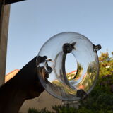 Glass trap blown 18th or 19th century