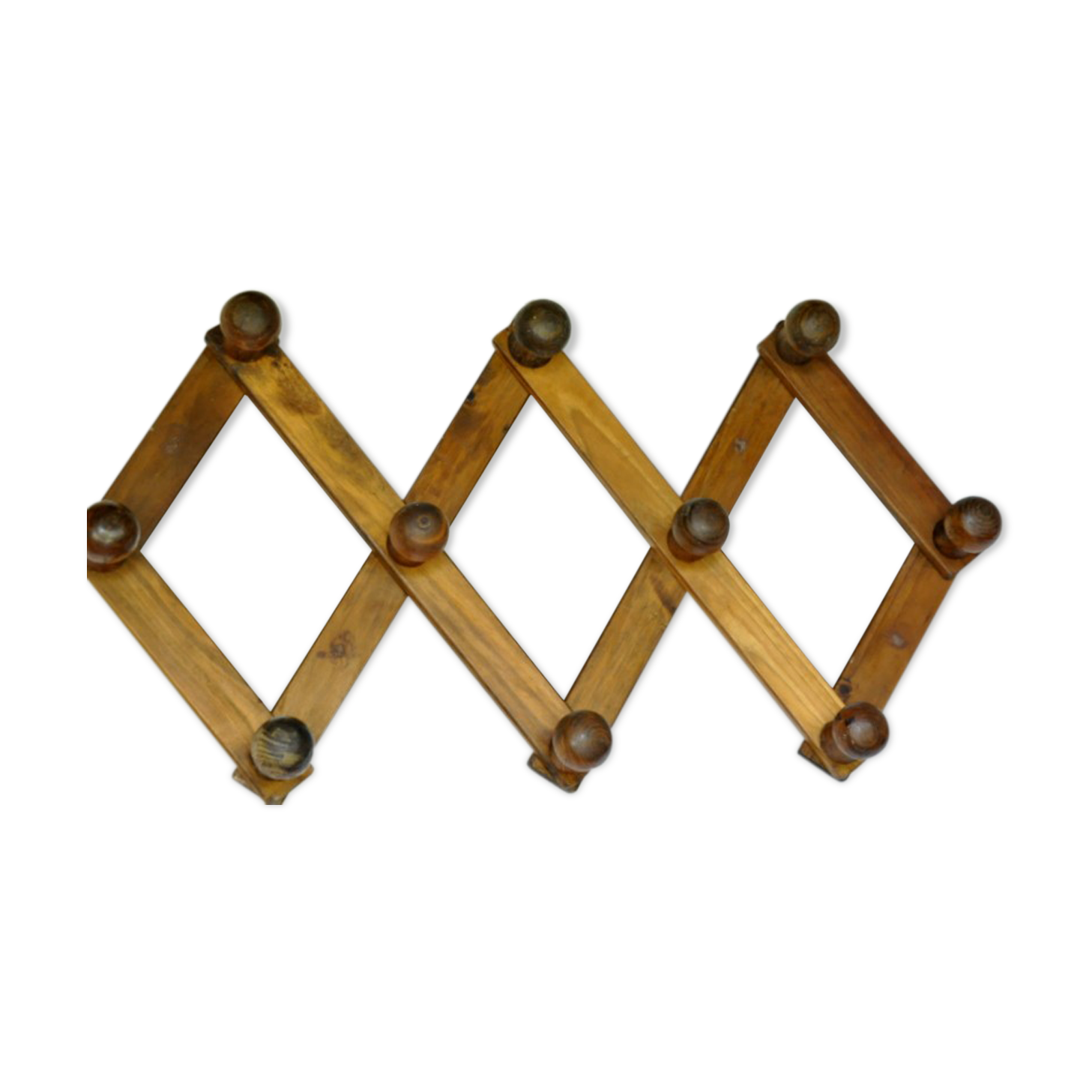 Wooden "accordion" rack