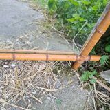 Ancient bamboo mirror 52x63cm