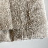 Farm tablecloth 19th in hemp canvas, reserve of trousseau L270cm