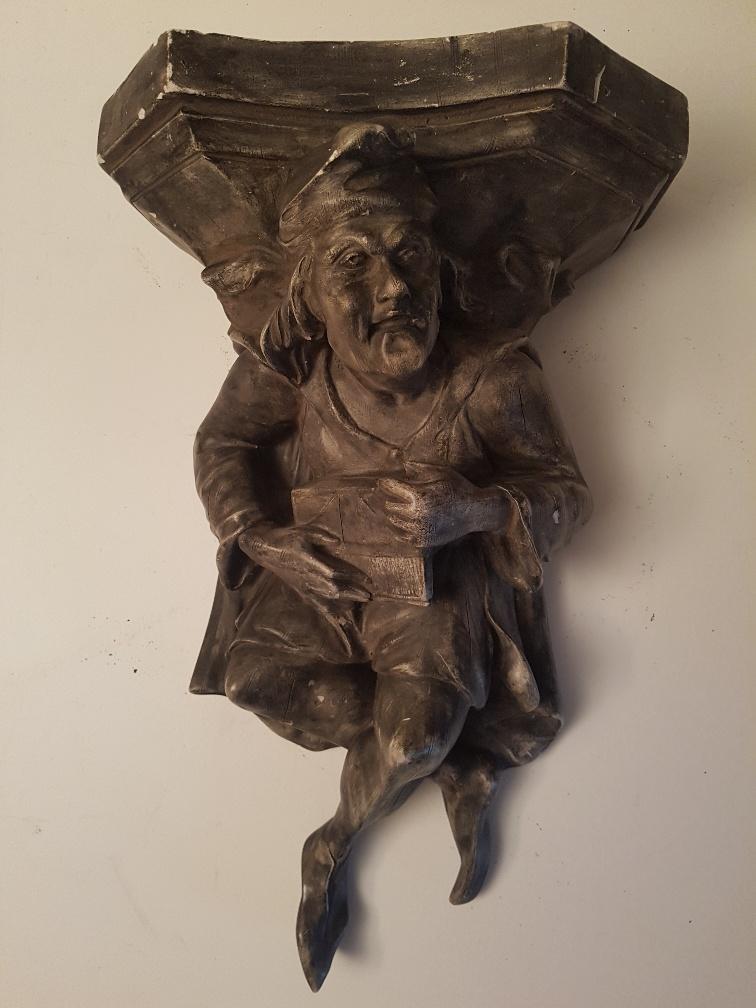 Plaster wall console