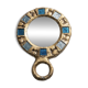Hand mirror in gilded lead by Irena Jaworska (student of Line Vautrin)