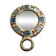 Hand mirror in gilded lead by Irena Jaworska (student of Line Vautrin)