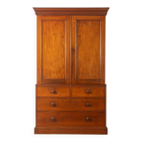 1840s linen press wardrobe