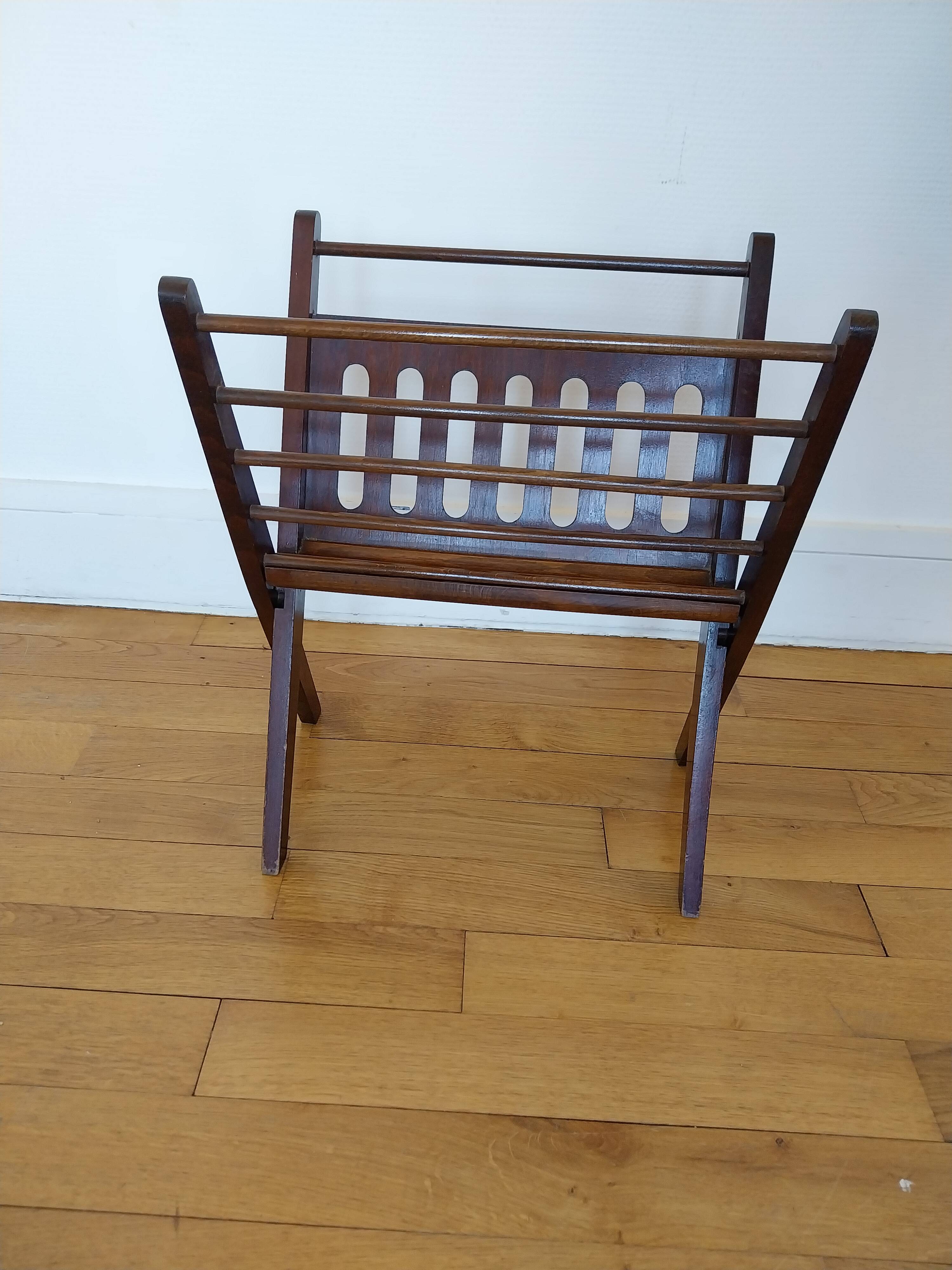 Vintage magazine rack 1960 Cees Braakman
