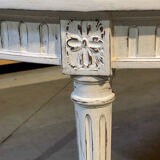 Table ronde patinée