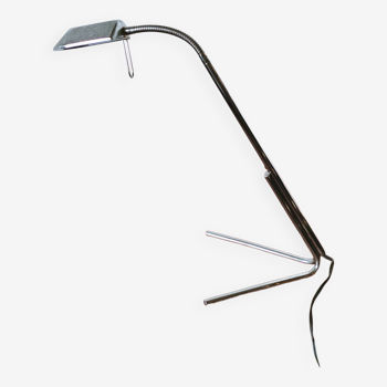 Modernist steel lamp