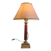 Pied de lampe à poser en bronze et marbre - XIXeme