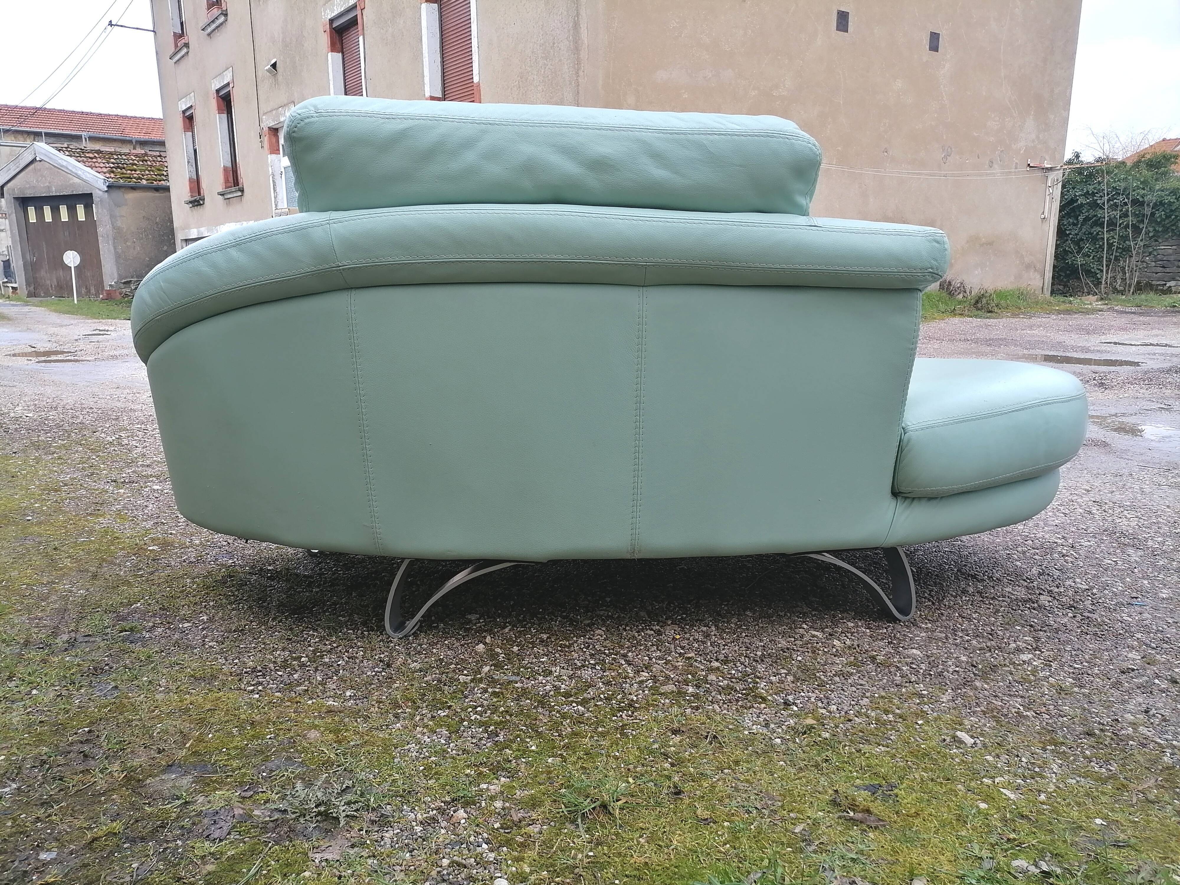 Sofa leather vintage, 70s