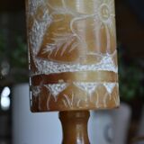 Alabaster elephant lamp