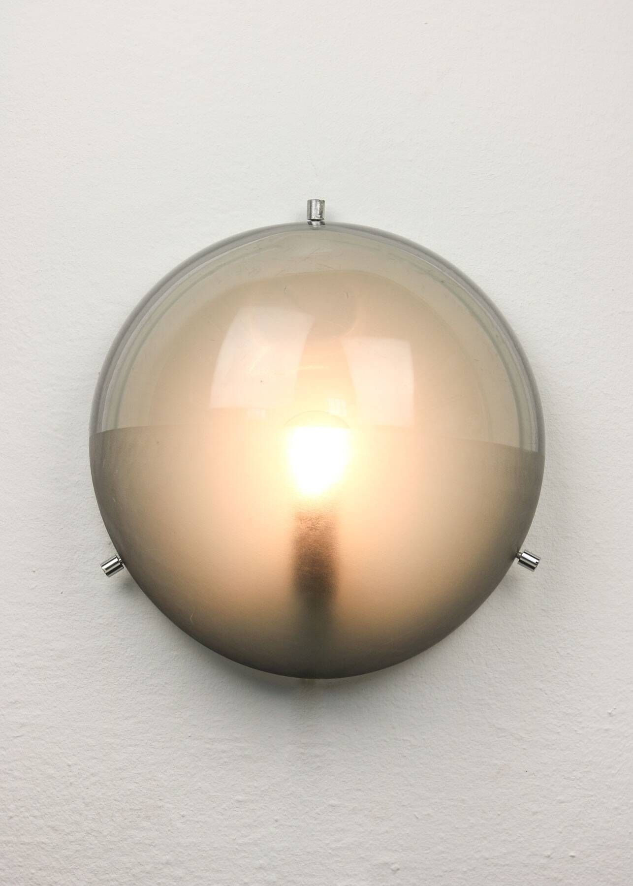 Mid-Century Italian Demi Sconce by Gio Ponti for Guzzini, 1970s