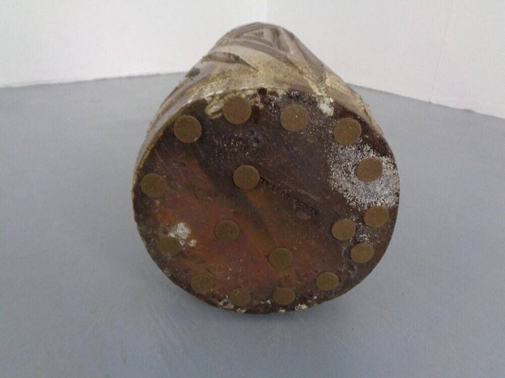 Large Brutalist Ceramic Umbrella Stand, Italy, 1960s