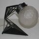 Lampe  fer forgé art déco