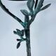Metal pedestal table in the manner of Diego Giacometti