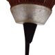 3 globe floor lamp in wrought iron and fiberglass, Tarogo, 1980