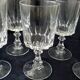 6 water glasses or large wine glasses Crystal d'Arques Model Louvre