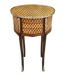 Chiffonier table or folding table in precious wood marquetry.