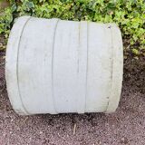 Pair of large fiber cement planters