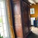 18th-century solid walnut wardrobe