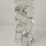 Pair of Baccarat candlesticks