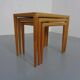 Danish Oak Nesting Tables by H.W. Klein for Bramin, 1960s, Set of 3