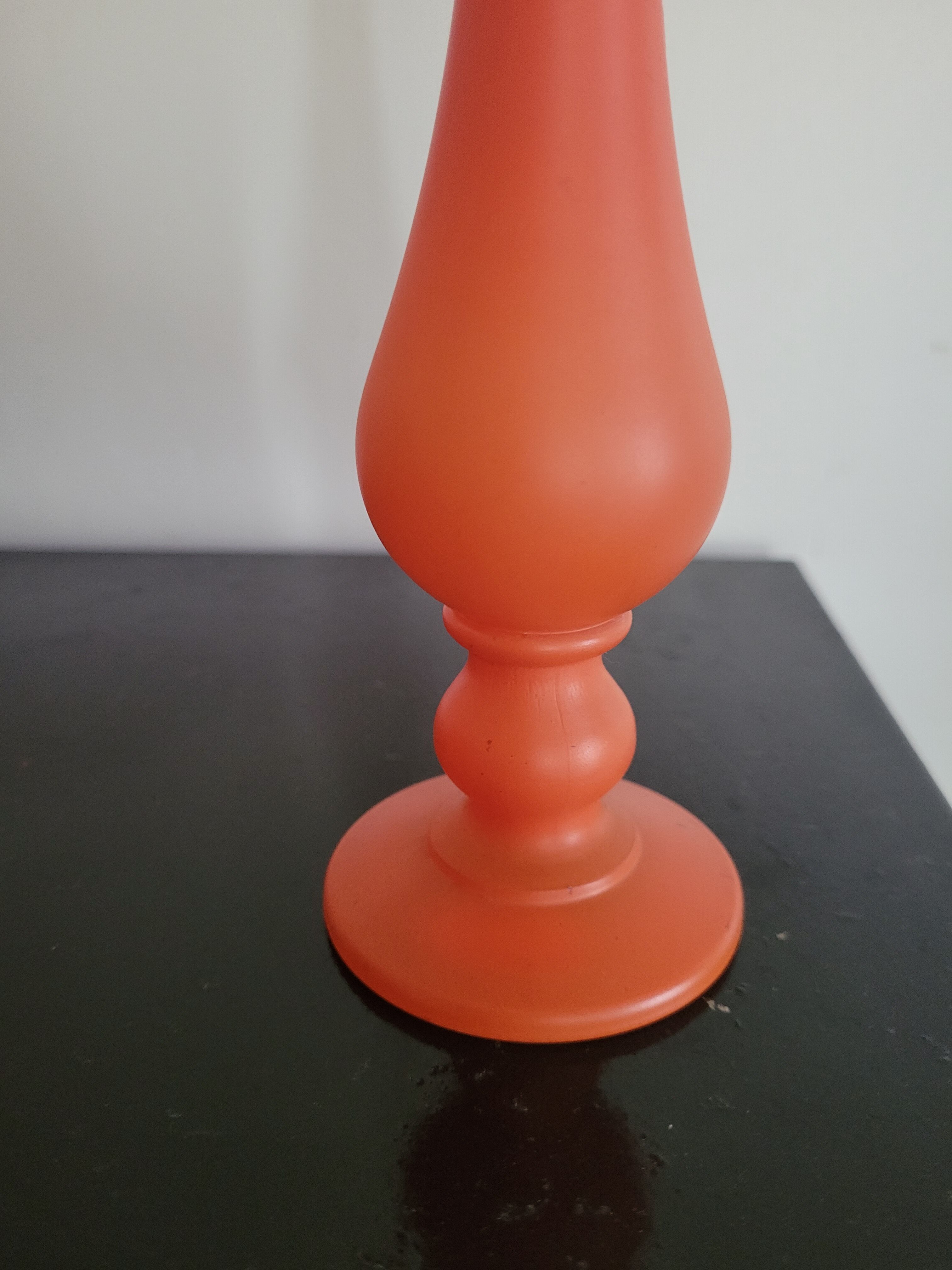 Vase orange JG Durand