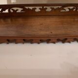 Openwork wall shelf walnut nineteenth