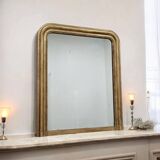 Antique Louis Philippe period gilded mirror