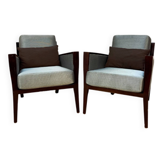 Paire de fauteuils design