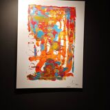 Abstract painting by decorator Erik Huet Alvarez