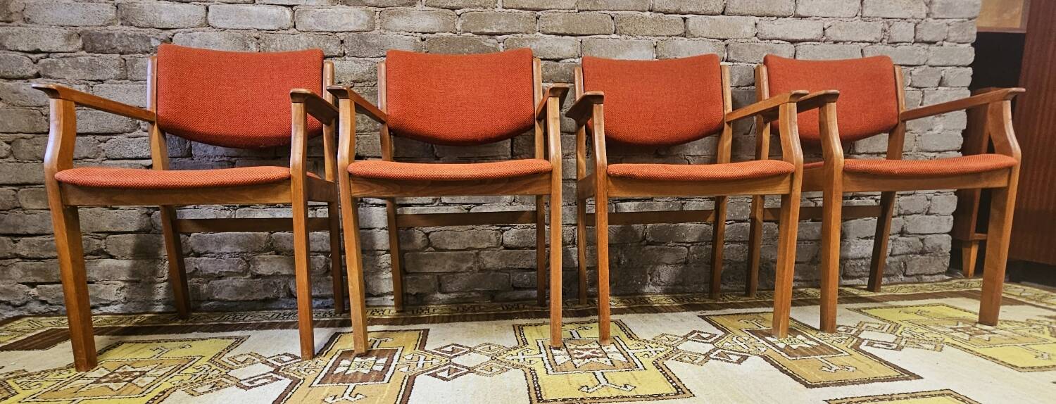 Set de 4 fauteuils casala 1970 vintage