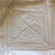 Old handmade crochet bed cover