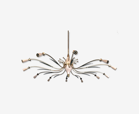 Lustre d’araignée en laiton