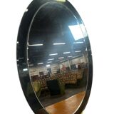 Miroir mural vintage des années 70 avec bord fumé