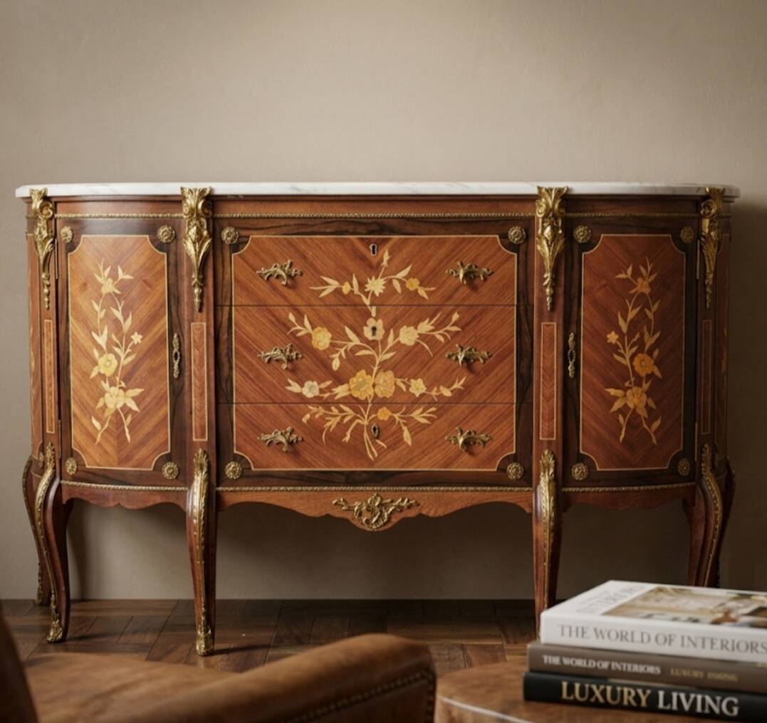 Fine 19th Century French Transition Style Commode”.