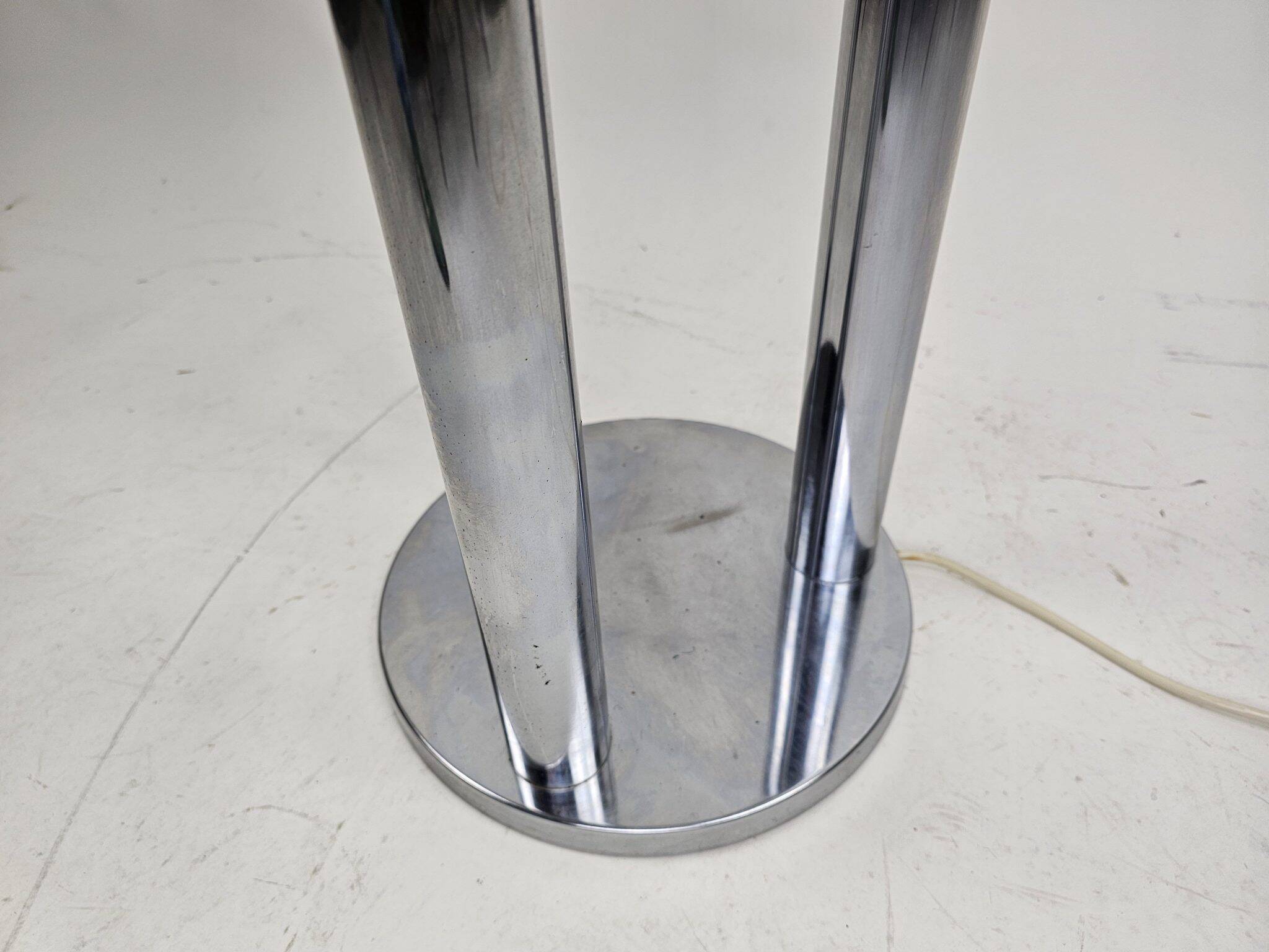 Italian floor lamp with 3 glass bowls