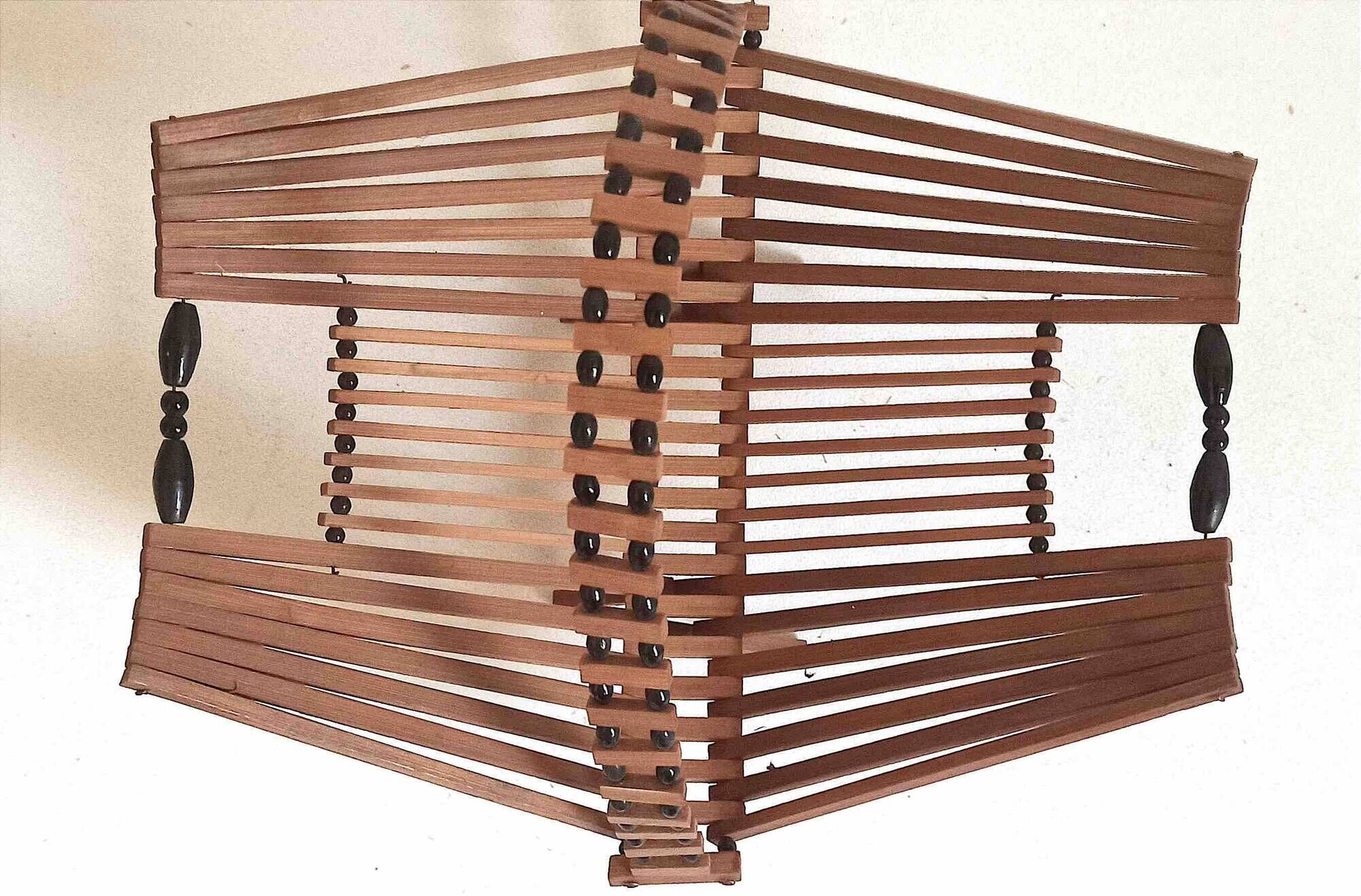Scandinavian 1950s foldable fruit basket