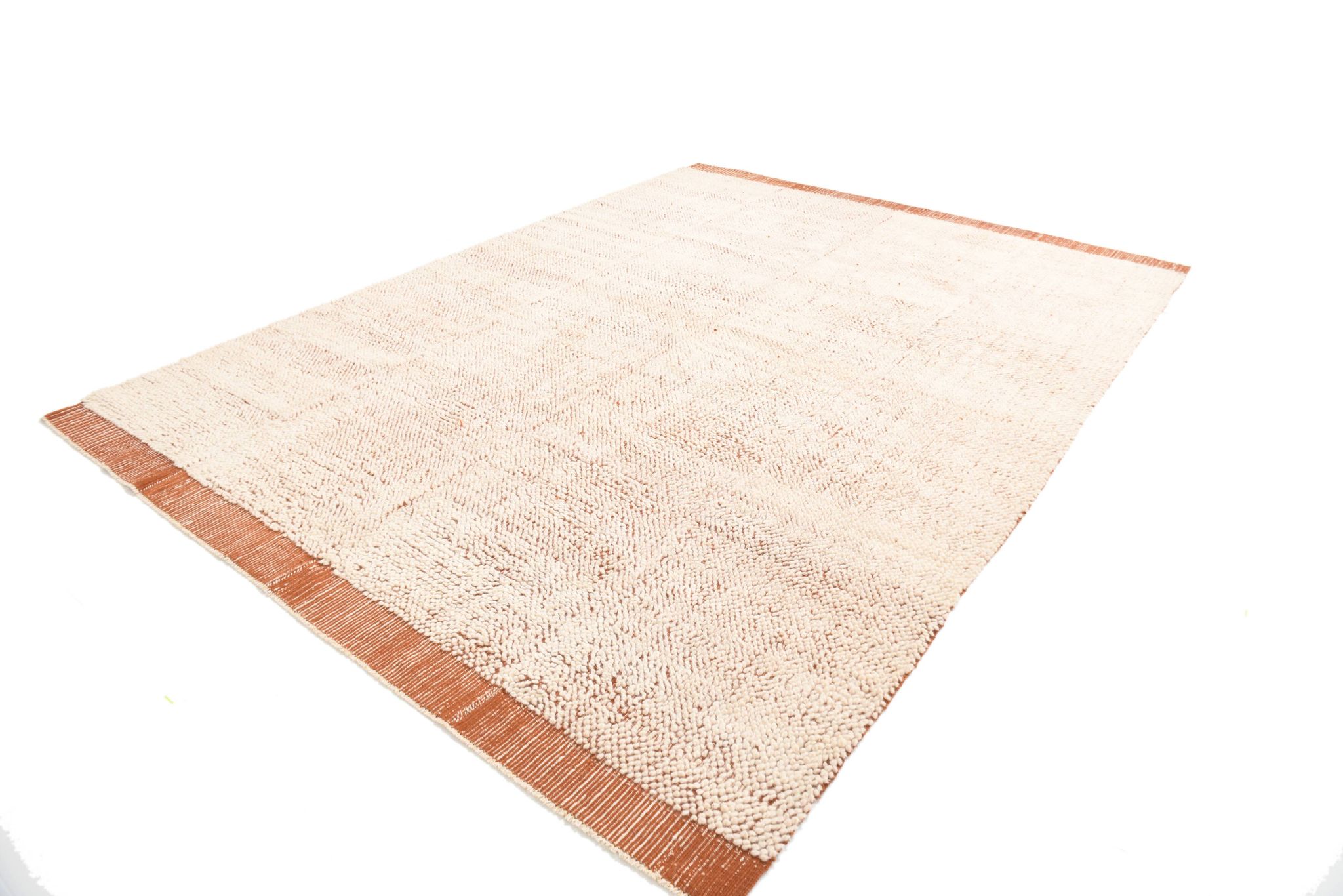 8x11 Terracotta & Beige Vintage Kilim Rug, 260x350Cm