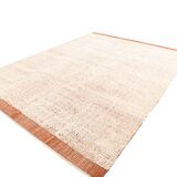 8x11 Terracotta & Beige Vintage Kilim Rug, 260x350Cm
