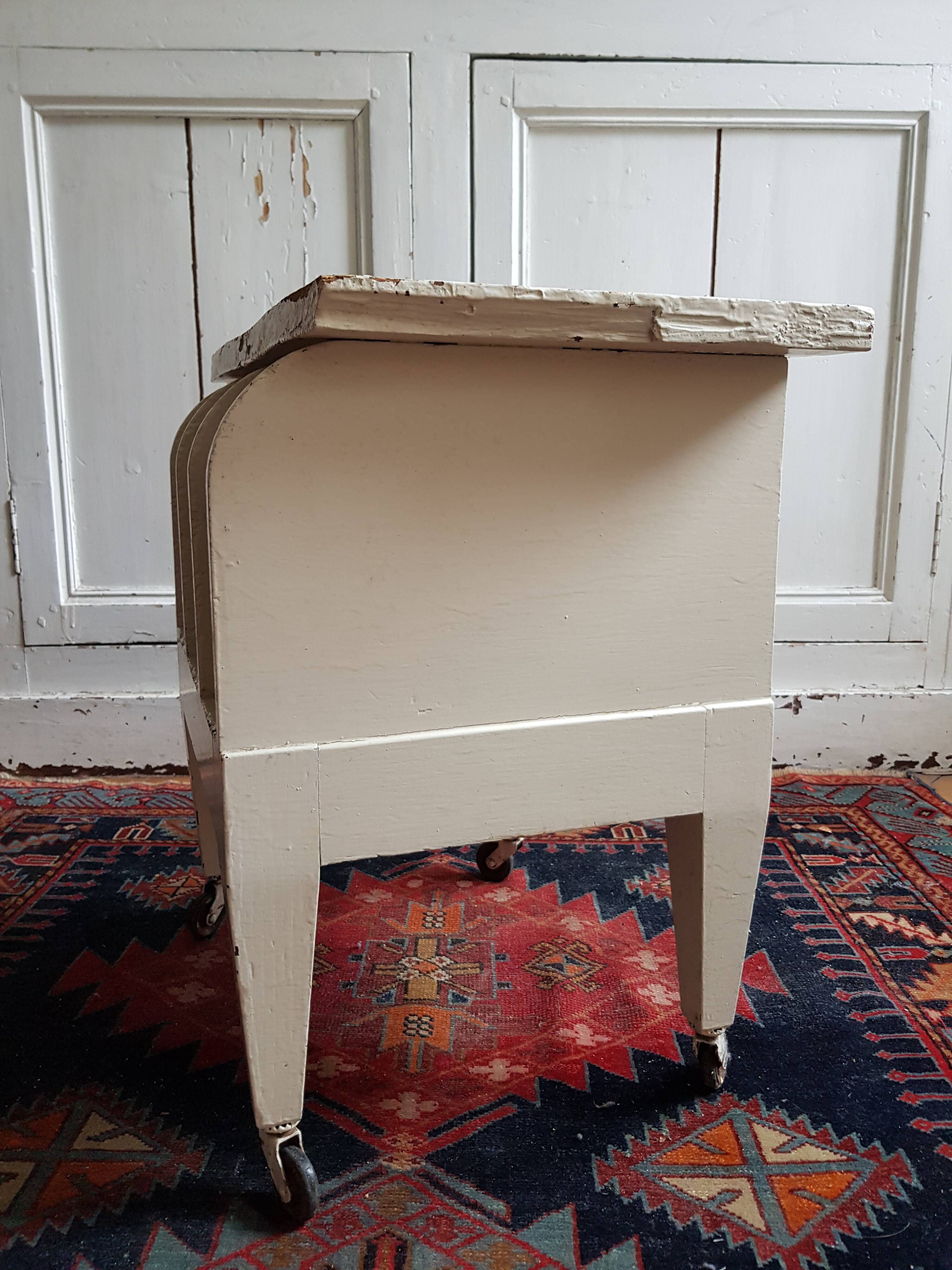 Small wooden locker cabinet