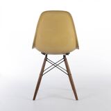 Light Ochre Herman Miller Vintage Eames DSW Side Shell Chair
