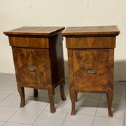Large Art Deco bedside tables, Italy, 1930s, set of 2