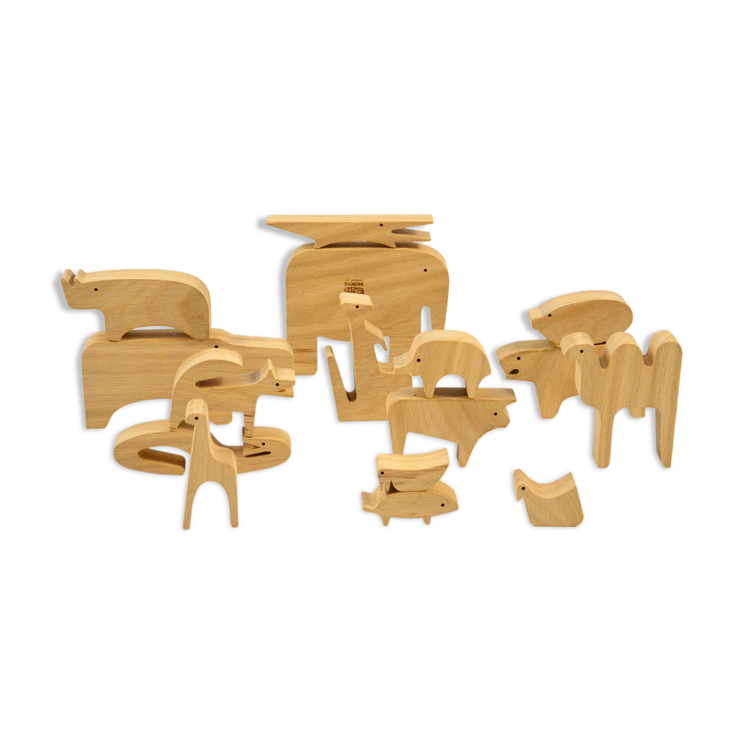 Puzzle 16 Animali by Enzo Mari For Danese, 1957 limited Edition