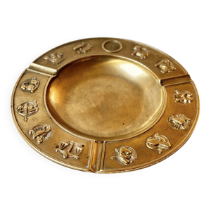 Cendrier en laiton astrologie