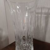 Carved ancient crystal vase
