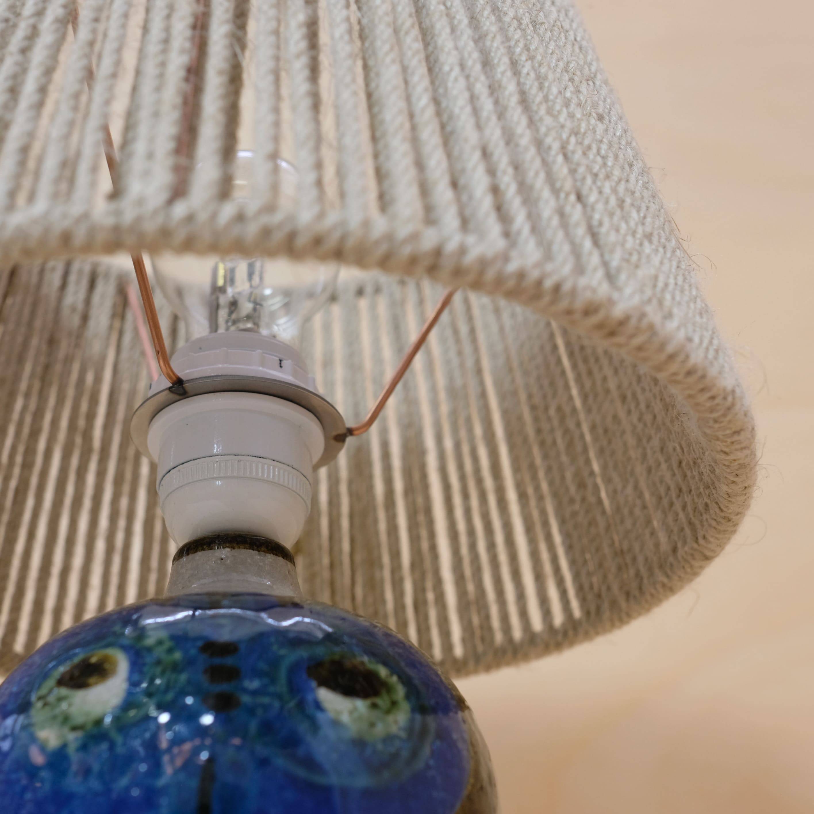 Noomi Backhausen pour Søholm Stentøj, petite lampe de table, 1960s.