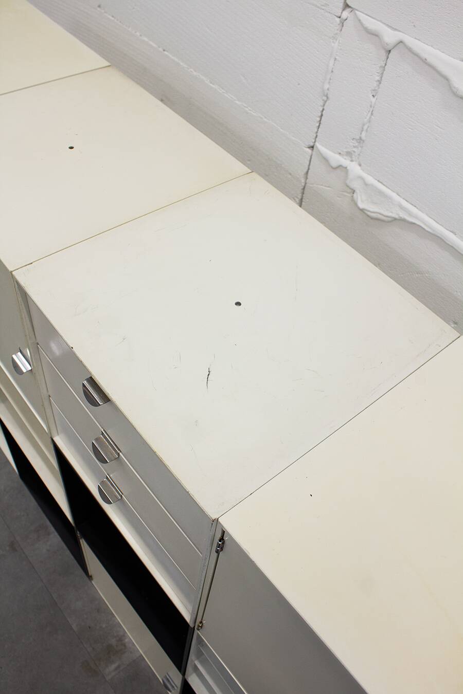 Vintage modular Palaset Palanox storage cabinet from Treston Oy