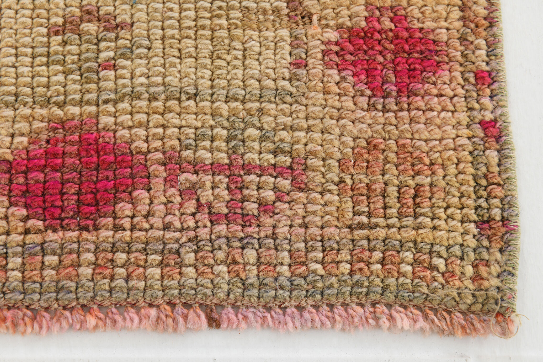 Oushak runner rug 77x386cm